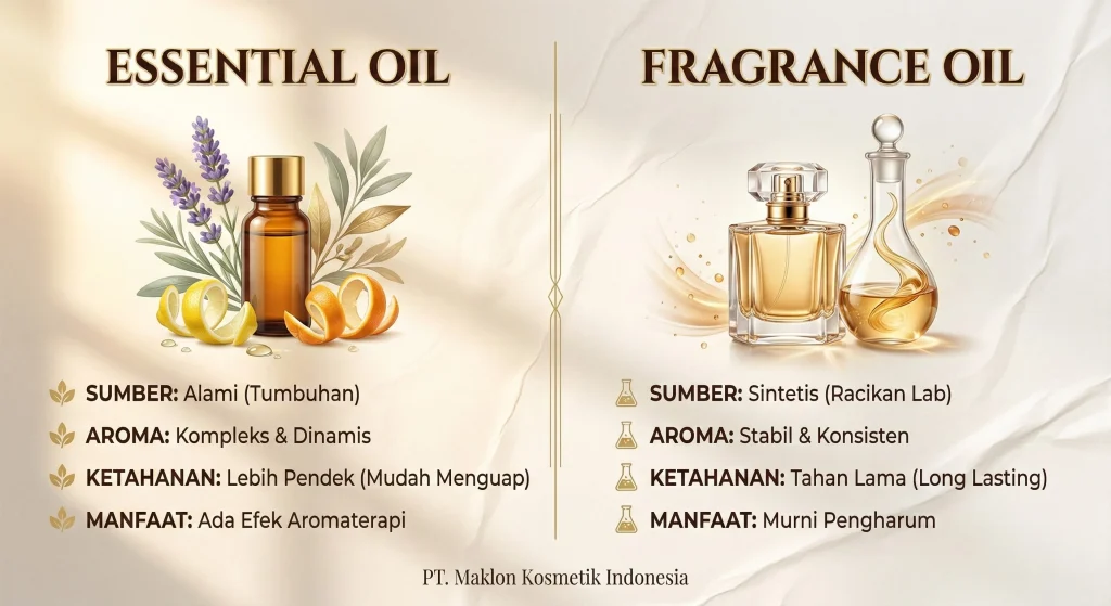 Essential oil vs Fragrance oil