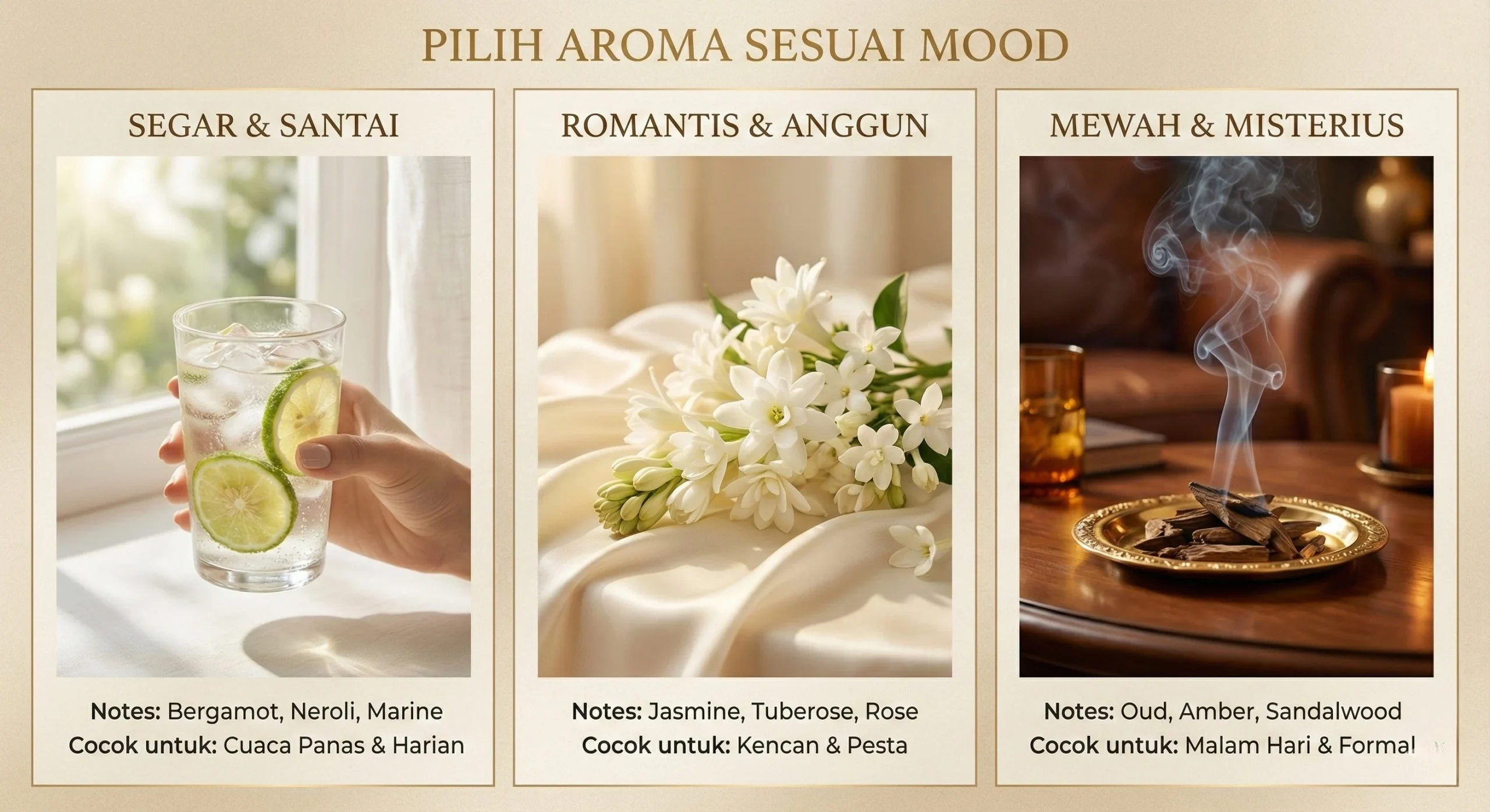 PILIH AROMA SESUAI MOOD
